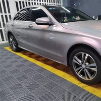 Einfach zu Verlegende 2cm Garage Kunststoff-Bodenplatten Rutschfeste Wasserdichte Langlebige Kunststoffböden für Detailing-Center