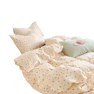 ชุดเครื่องนอนผ้าฝ้ายดู๊อกซี่ ไอเม่ย ไม่แคนกัง 4 ชิ้น ผ้าสองชั้น ระบายอากาศได้ดี สไตล์เรียบง่าย สำหรับใช้ในห้องนอน - Product Image 2