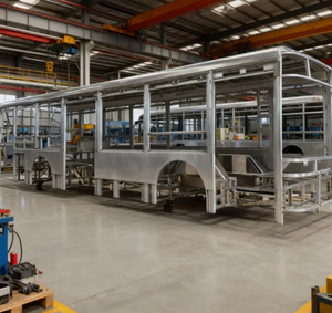 Cadre <span class=keywords><strong>de</strong></span> carrosserie <span class=keywords><strong>de</strong></span> bus en aluminium à sécurité renforcée, prix d'usine, intégrité structurelle <span class=keywords><strong>supérieure</strong></span> pour les autocars, les écoles et les véhicules <span class=keywords><strong>de</strong></span> transport public - Product Image 3