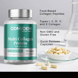 OEM Private Label congelato collagene pelle sbiancante capsule integratori tipi I, <span class=keywords><strong>II</strong></span>, III, V & X Ceramide Multi collagene capsule - Product Image 4