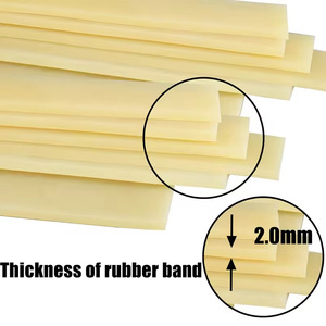 Banda Elástica Plana <span class=keywords><strong>de</strong></span> Látex Natural <span class=keywords><strong>de</strong></span> Alta Elasticidad <span class=keywords><strong>de</strong></span> 2.0mm <span class=keywords><strong>de</strong></span> Grosor para Tirachinas Deportivos <span class=keywords><strong>con</strong></span> Bolsa Pre-atada - Product Image 4
