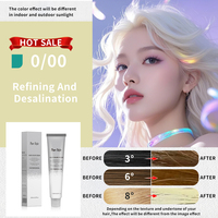 Crème colorante pour cheveux permanente Purestyle, ingrédients naturels, application facile, couleur longue durée, couvre les cheveux gris
