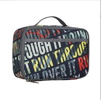Sac isotherme pour déjeuner pour enfants de qualité alimentaire Oxford Isolé en mousse Doublure en PEVA Motif de dessin animé Poignée portable Personnalisable Adolescents