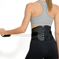 Fournisseur chinois – Nouvelle ceinture de soutien lombaire respirante et réglable en maille pour homme et femme avec système à poulie pour la compression de la colonne vertébrale