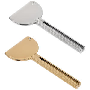 Presse-tube manuel en métal Rose Arge pour <span class=keywords><strong>nettoyant</strong></span> <span class=keywords><strong>visage</strong></span>, couleur plaqué or et argent, support de dentifrice et presse-crème pour salle de bain - Product Image 1