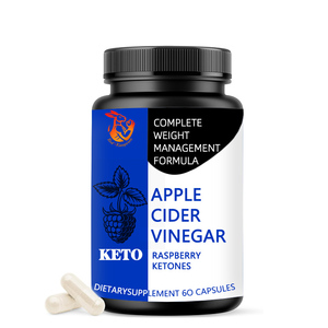 Cápsulas de Vitamina Keto con Vinagre de Sidra de Manzana y Cetonas de Frambuesa para Apoyo al Metabolismo, Suplemento Herbal, Venta al por Mayor de Fábrica - Product Image 1