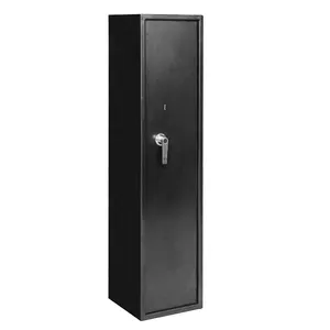 Home security 3mm steel steel gun safe cabinet high quality treadlock with movable shelf 3mm steel gun safe cabinet