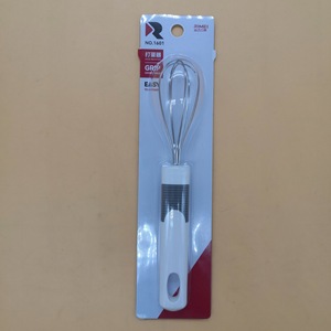 Batteur à œufs Rimei en acier inoxydable, outil manuel pour mélanger la crème, pour la pâtisserie et la cuisine - Product Image 3