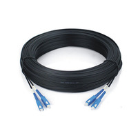Cable de Conexión Interior/Exterior SC a SC APC/UPC, Cable Simplex G657A, Cable de Fibra Óptica FTTH de 20m, Dúplex 0.3mm