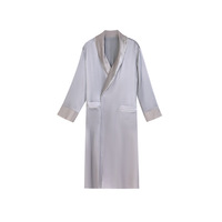 Nouvelle Robe Longue Homme en Velours de Soie Lourde 19 Momme Soie de Mûrier Double Couche pour la Maison – Collection Printemps/Été/Automne 2026