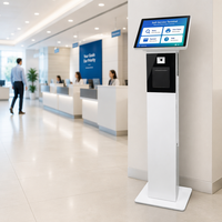Kiosques de libre-service de petite entreprise de 15.6 pouces avec l'imprimante de 80mm