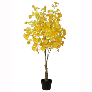 Producto Popular: Árbol de <span class=keywords><strong>Ginkgo</strong></span> Artificial Simulado, Árbol Artificial en Maceta para Decoración de Paisajes Exteriores - Product Image 1