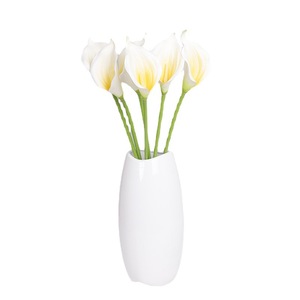 Lys Calla Artificiels 45cm de Haut, Fleurs en PU Ultra Réalistes, Tige Unique, Décoration de Mariage, Maison, Bureau, Salon - Product Image 5