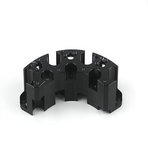 Services de personnalisation, usinage CNC, fraisage de plaque arrière en alliage d'aluminium anodisé argenté, pièces de haute précision - Product Image 1