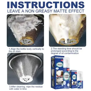 Hot Sale leistungs starke schäumende Schweröl Flecken reiniger Flecken entferner spülen frei Küchen blasen reiniger Spray - Product Image 6
