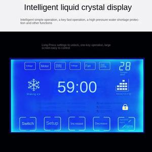 Máquina de cubitos de hielo para cafetería comercial de acero inoxidable grande, mediana y pequeña de fabricación granular de trituración automática de alta capacidad - Product Image 3
