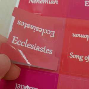Onglets de livre stratifiés auto-adhésifs à impression personnalisée onglets d'index biblique autocollants d'étiquette - Product Image 5