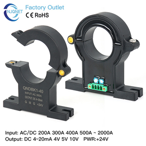 ホール電流センサー QNDBK1-40 400A 500A 600A 800A 1000A 2000A 4-20mA 5V 10V DC スプリットコアCTトランスフォーマー ホール電流トランスデューサー - Product Image 2
