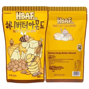 Corée du Sud importé <span class=keywords><strong>Tom</strong></span> Barbee miel beurre amandes 35 g/paquet goût sucré céréales collations noix de cajou mélangées sarrasin sac emballage - Product Image 4