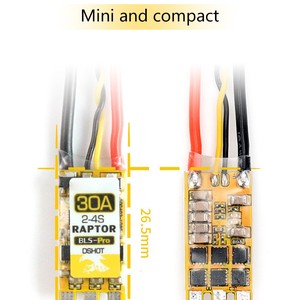 FPV Drone DIY Pièces 30A 2 - 4S Plastique Multi-Rotor RC Avions Hélicoptère DSHOT PWM Mach3 Racing Drone ESC - Product Image 3