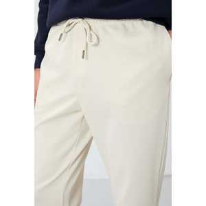 Pantalones Deportivos Beige para Hombre, 100% Algodón, Felpa Francesa, Corte Estándar, Transpirables, Modelo 82156 - Product Image 2