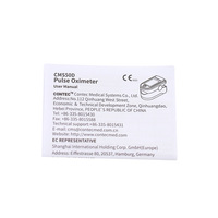 Oxymètre de pouls électrique CE CMS50D avec garantie de 2 ans pour usage domestique