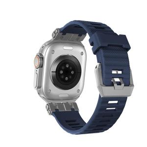 สายนาฬิกา TPU สำหรับ Apple Watch Ultra 49 มม. SE 44 มม. Series 10/11 46 มม. หัวเข็มขัดสแตนเลสแบบสปอร์ต ขายส่งจากโรงงาน - Product Image 6