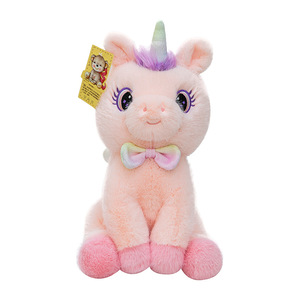 Muñecos de unicornio sentados, juguete de peluche personalizado, algodón PP, 8 pulgadas, juguetes de animales de peluche, juguetes de peluche de Navidad para máquina de garras, muñecos de peluche rosas - Product Image 6