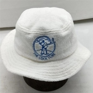<strong>Navy</strong> Blue Terry Cloth <strong>Bucket</strong> Cap <strong>Hat</strong> with Embroidered Logo - Casual Soft Towel Fabric Sun <strong>Hat</strong> for Men Women - Product Image 6
