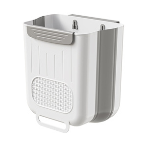 <b>Wall</b> <b>Mounted</b> Kitchen Trash Can Foldable Large Capacity Cabinet Door <b>Storage</b> <b>Bin</b> Indoor Use - Product Image 5