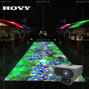 Tăng cường du khách tham gia trải nghiệm máy chiếu sàn ngoài trời chiếu bản đồ sàn - Product Image 4