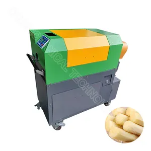 Descascador elétrico de cana-de-açúcar, novo design, máquina descascadora de cana-de-açúcar