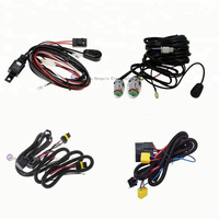 40A/12V Off-Road LED Interruptor de luz de trabajo Relé Barra de luz remota Accesorios de coche con kit de arnés de cableado de faros