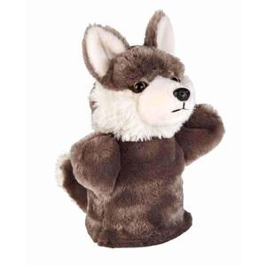 Burattini a mano economici OEM peluche ripiene realistico elefante <span class=keywords><strong>leone</strong></span> <span class=keywords><strong>lupo</strong></span> Civet gatti animali selvatici giocattolo animale burattino a mano in vendita - Product Image 2