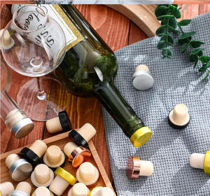 <span class=keywords><strong>Bouchon</strong></span> de vin en liège polymère en forme de T pour sceller les bouteilles de vin en chêne, bouchons de bouteilles pour spiritueux - Product Image 4