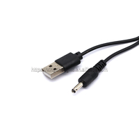 USB-zu-DC-Stecker 3,5mm * 1,35mm Stromrichter kabel USB 3,5*1,35mm DC-Buchsen länge 60cm