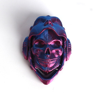 Llavero Mecánico de Calavera de Halloween OEM, Adorno con Diseño Impreso en 3D, Figuras Decorativas, Plástico Ecológico - Product Image 5