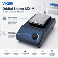 Agitateur orbital de laboratoire MX-M avec affichage LED, fonction minuterie, protection IP21, vitesse réglable 0-1500 tr/min pour plaques micro-puits