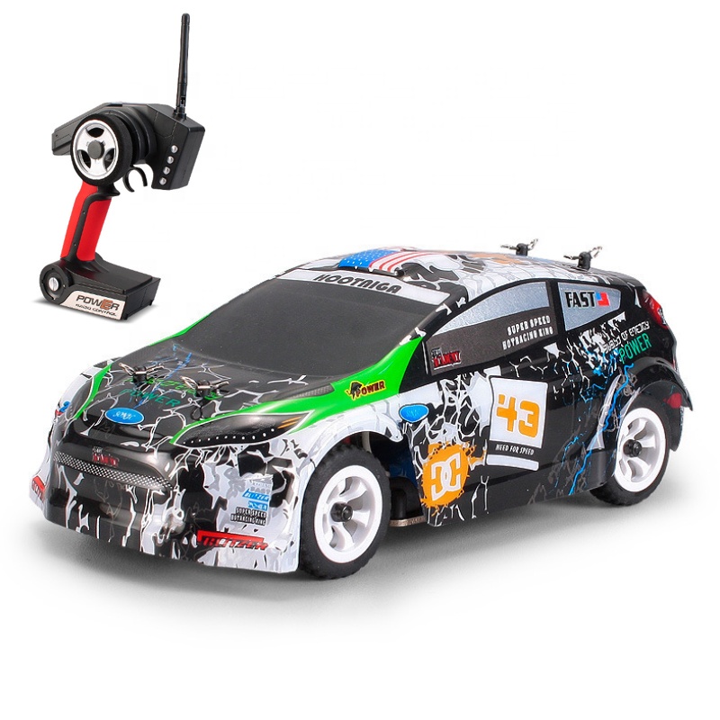 ZIGO TECH Wltoys K989 1/28 Mini Racer 4WD 30KM Rally Car Per I Principianti Drift Rc