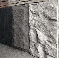 NAYA Luxury Pu Faux Stone Rock Wall Pillar Panel Stone Column Wraps Villa and Hotel Outdoor Decoration