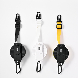 <span class=keywords><strong>Corde</strong></span> <span class=keywords><strong>à</strong></span> <span class=keywords><strong>linge</strong></span> portable avec 34 boucles anti-vent, <span class=keywords><strong>enrouleur</strong></span> automatique de type cerf-volant, 3,6 m, sangle en polyester durable pour le voyage et le camping - Product Image 5