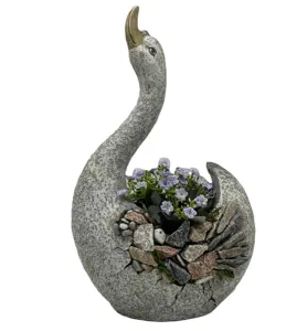 Customized Nordic Simple Animal flowerpot resin Succulent Creative swan Modern Personality Plant Pot