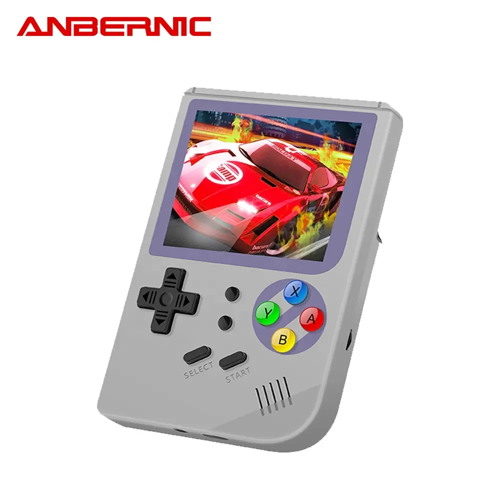 ANBERNIC 도매 오픈 소스 시스템 게임 콘솔 3.0 인치 화면 3000 1 범용 비디오 게임 콘솔 RG300