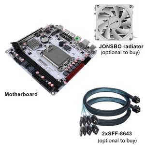 Placa Base NAS de 8 Bahías para CPU LGA1700 de 12ª/13ª/14ª Generación, Intel VPro Q670, 3*NVMe, 2*SFF-8643, 1*PCIE5.0x16, 2*DDR5, 2*2.5G LAN, ITX - Product Image 6