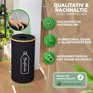 Stockage de bouteilles de dépôt Conteneur de collecte de bouteilles vides Conteneur de dépôt rond avec trous - Product Image 2