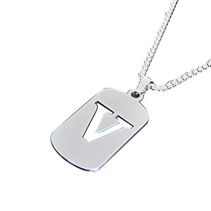 Collar de Acero Inoxidable con 26 Letras, Estilo Instagram, Cadena para Suéter, Cadena de Caja, Minimalista, para Hombres, Mujeres y Parejas, Cadena para Clavícula, No se Desvanece - Product Image 5