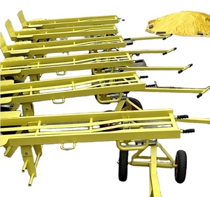 手动托盘车 电动不锈钢工具车 CE 认证 1000 公斤负载能力 易于移动 汽车拖车手推车 充气式 - Product Image 5