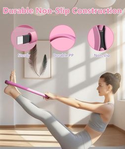 Kit d'équipement de fitness à domicile pour Pilates : Mini ballon de yoga, Cercle magique de Pilates, Anneau de Pilates, Bande de résistance élastique légère - Product Image 2