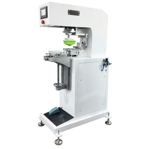 New Design Semi-Automatic Grade <b>Pad</b> Printing One Color Closed-Cup <b>Pad</b> <b>Printer</b> for Bottle Labels - Product Image 3