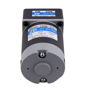 มอเตอร์ ZD ขนาด 80 มม. 60 วัตต์ 12 โวลต์ 24 โวลต์ แบบมีแปรงถ่าน พร้อมเกียร์ทดรอบ อัตราทด 3:1-18:1 สำหรับตู้ขายสินค้าอัตโนมัติ รุ่น Z4D60-24GN-30S/4GN15K - Product Image 6